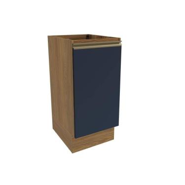 Imagem de Balcão Celeste Kappesberg 100% Mdf 1 Porta Nogueira/azul
