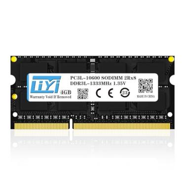 Imagem de LIYI DDR3L RAM 4GB 1333MHz PC3L-10600 CL9 2Rx8 204-Pin Non-ECC Unbuffered 1.35V Laptop RAM SODIMM Notebook RAM Computador Memória RAM Módulo Upgrade