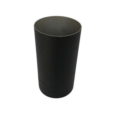 Imagem de Copo cuia tereré inox redondo recartilhado 300ml - Estilo Cowboy, Pret