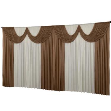 Imagem de Cortina Para Igreja 6 Metros Tecido Poliéster Premium Decora - Dennis 