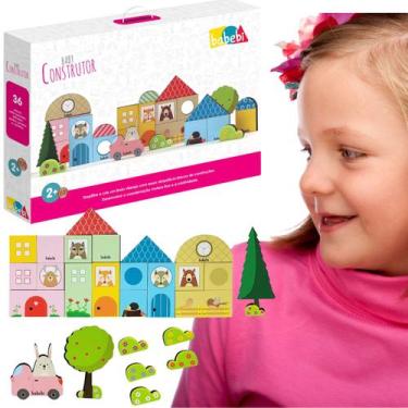 Imagem de Brinquedo Infantil Blocos de Montar Baby Construtor Babebi