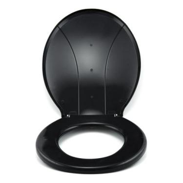 Imagem de Assento Para Vaso Sanitário Universal Oval Diversas Cores - Plastibras