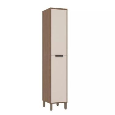 Imagem de Paneleiro 40cm 2 Portas Profundo Aspen Luciane Móveis, Vanilla/Beige
