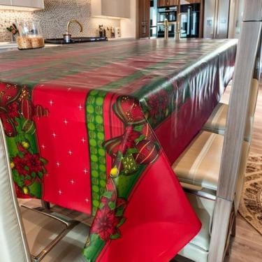 Imagem de Toalha De Mesa 4 Lugares Estampada Térmica Plástico 140x140 - Eternity