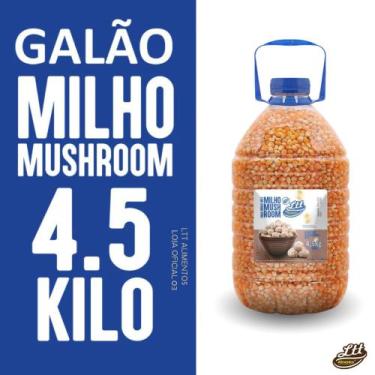 Imagem de Milho Mushroom Galão 4,5 Kilos Pipoca Gourmet Receitas Doces E Salgada