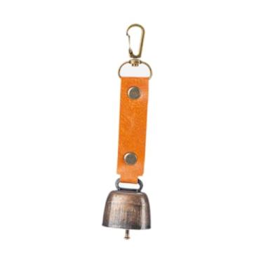 Imagem de oshhni Sobrevivência de sino de urso alto urso Bell Protection Compact Wind Chime, PELOCHAIN ​​PELA PELANDO PENDE, Marrom