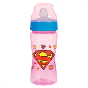 Imagem de Copo Supergirl Bico Flexível 330 Ml Baby Go Rosa-chiclete