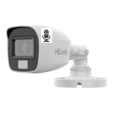 Imagem de Câmera Hillock Bullet Mini Fixa 2mp Dual Light Com Áudio THCB127LPS2.8