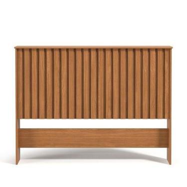 Imagem de Cabeceira Ripado Casal Detroit 1.60 Nature - Tebarrot Móveis