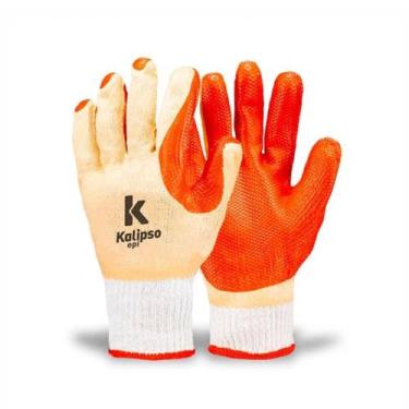 Imagem de Luva Kalipso Algodao Latex VM Redgripe G CA 41415