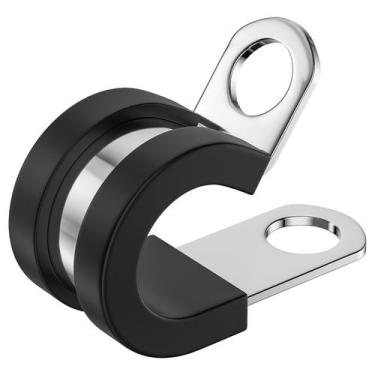 Imagem de Braçadeiras de cabo 304 de aço inoxidável 1/4 de polegada 50 unidades 