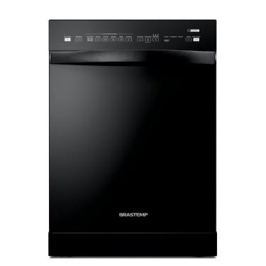 Imagem de Lava Louças 14 Serviços Brastemp Preta com Ciclo Pesado BLF14BE 127V