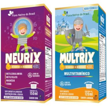 Imagem de KIT NEURIX + MULTRIX - Flora Nativa (150ml, Uva + Laranja)