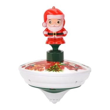 Imagem de Generic Pião iluminado, brinquedo giratório, presente de Natal para crianças, pião giratório musical iluminado