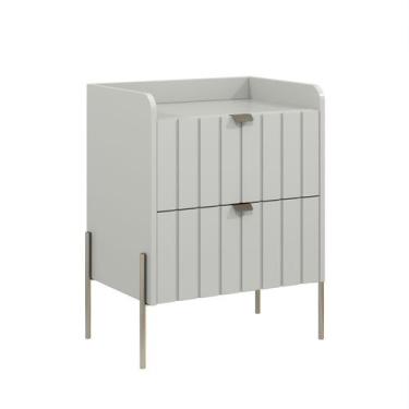 Imagem de mesinha de cabeceira industrial com gaveta moriah 45cm - Aprire Móveis
