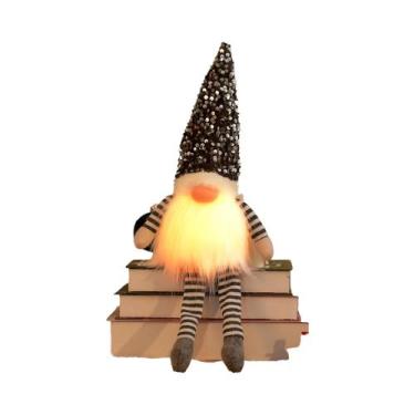 Imagem de Decoração de Natal: Elfo Gnome de 30cm com Luz LED - Ideal para Casa e