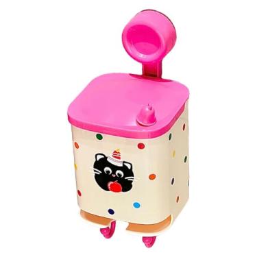 Imagem de IEUDNS Caixa de armazenamento de parede, caixa de armazenamento compacta à prova d'água, porta-guardanapos para banheiro, penteadeira, quarto e casa, Rosa