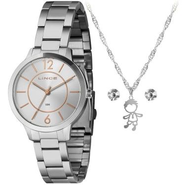 Imagem de Kit Relógio Lince Classic Feminino - Lrm4748L38 K03As2Sx