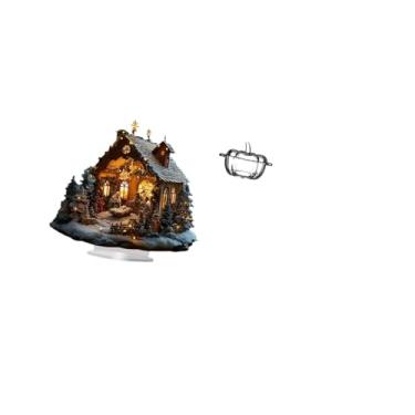 Imagem de Vaveren Enfeite de Mesa Decorativo em Formato de Abóbora de Acrílico com Tampa, Prato de Doces Transparente Independente, Pote de Biscoitos para Festa, Festiv