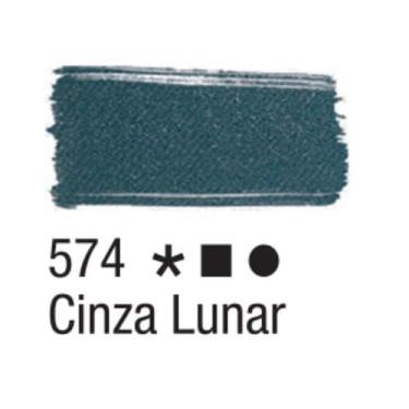 Imagem de Tinta Tecido Fosca 37ml Tons Escuros - Acrilex, 574 - CINZA LUNAR