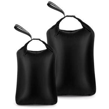 Imagem de CANBOX Sacos de lavanderia, bolsa de roupa de nylon impermeável para viagens, organizador de armazenamento de roupas sujas, bolsa seca com rolo superior para natação, academia