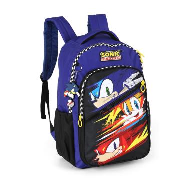 Imagem de Mochila Escolar Sonic The Hedgehog Oficial Luxcel