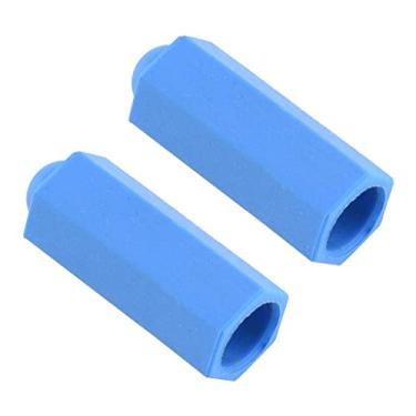 Imagem de barenx 2 protetores de cabeça de taco de sinuca de borracha durável com ponta de sinuca e poeira 41 mm
