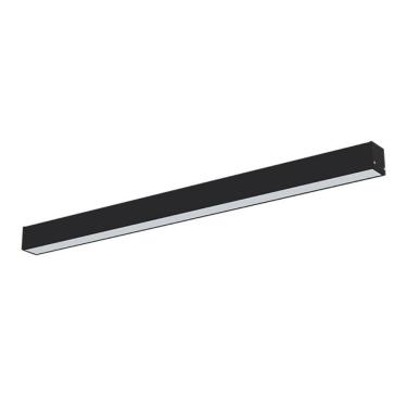 Imagem de Luminária Sobrepor Taschibra Vetor Led Linear 35w Bivolt Preta 4000k Luz Neutra