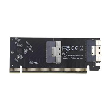 Imagem de xiwai Adaptador de cartão de ataque SFF-8654 8X 74Pin Slimline para PCIE 16X Express 3.0 PCIE4.0 Raid Card VROC Raid0 Hyper Adapter