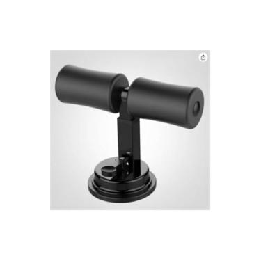 Imagem de Aparelho Abdominal Portátil, Preto, Borracha Nitrílica, 25x17cm, Resistência Ajustável, Compacto, 500g