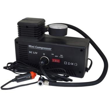 Imagem de Mini Compressor de Ar Automotivo Elétrico 2 em 1 Portátil 12V 300 Psi Importway IWMCAE-300300