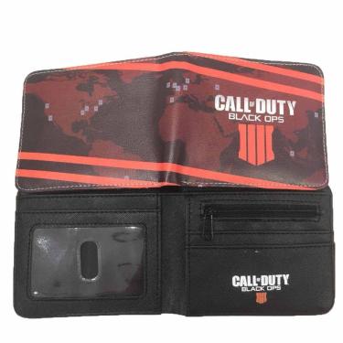 Imagem de Caracteres de anime Wallet Calls Dutys, couro PU fino e dobrável