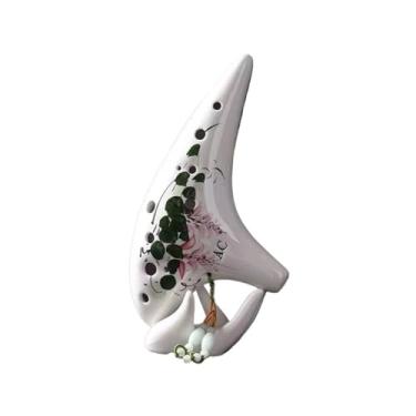 Imagem de ocarinas Ocarina 12 furos Ac Tuning Ocarina adequado para iniciantes entrada adulto profissional tocando Ocarina instrumento fácil de aprender piccolo
