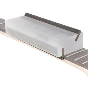 Imagem de Kit de nivelamento de traste | Acessórios de instrumento de chanfradura 2 em 1 de 35/90 graus - Arquivo de curativo de traste de 35/90 graus, para prática de construção de baixo, música, viagem