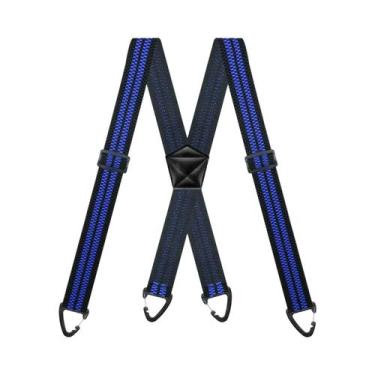 Imagem de Suspensórios Masculinos Reforçados Ajustáveis Com Elástico 4,0 Cm De L