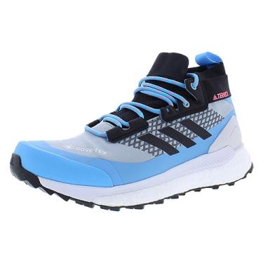 Imagem de adidas Tênis de caminhada feminino Terrex Free Hiker 2.0, Cinza mágico/preto/azul-celeste, 38