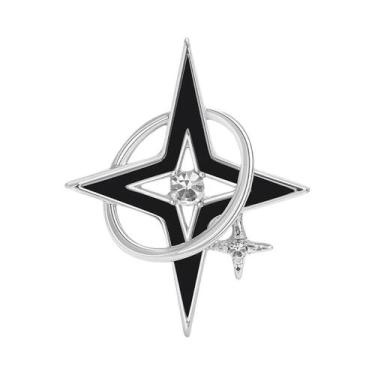 Imagem de Broches De Estrela Cadente Com Franjas De Strass Unissex Para Mulheres