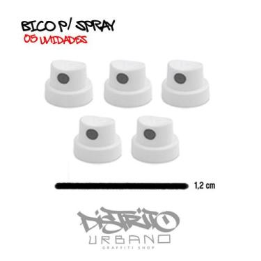 Imagem de Bicos para Spray 5 unid. Cap Skinny Maclaim 1,2cm Graffiti, Pintura Au
