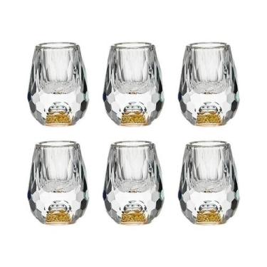 Imagem de Conjunto De 6 Copos De Cristal Para Bebidas Alcoólicas De 15ml, Copos 
