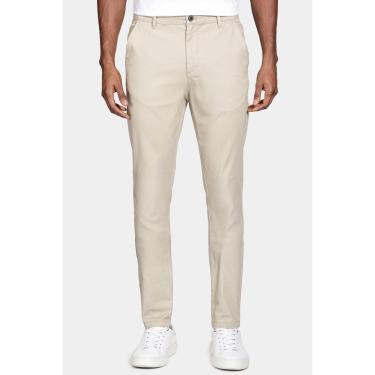 Imagem de Calça Aramis Chino Algodão Premium Básica Areia-Masculino