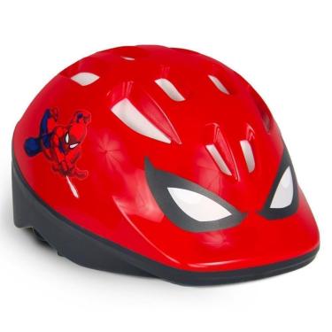 Imagem de Capacete Infantil Homem Aranha Vermelho (50-56cm) Spider-Man para Bike Ciclismo-Masculino