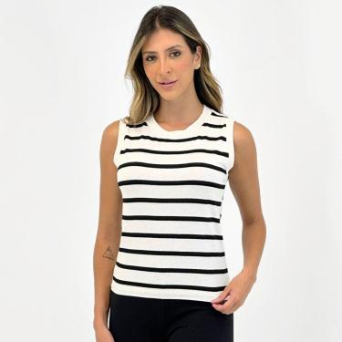 Imagem de Blusa Anemone Regata Listrada Feminina-Feminino