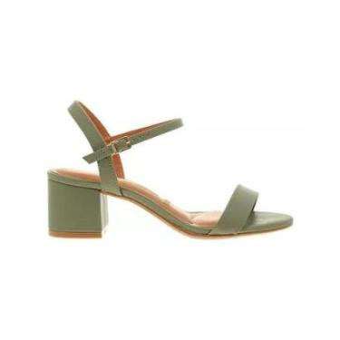 Imagem de Sandália Feminina Salto Baixo Vizzano 6291.900 Verde-Feminino
