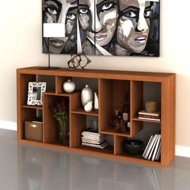 Imagem de Estante Multiuso Vertical ou Horizoltal 78x159cm com Nichos E1712 Tecn