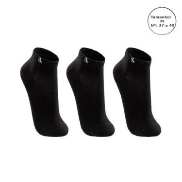 Imagem de Kit 3 Pares Meias Lupo Cano Curto Unissex 03225, Tamanho