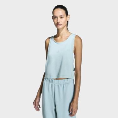 Imagem de Regata Adidas Motion Feminina, Verde, M