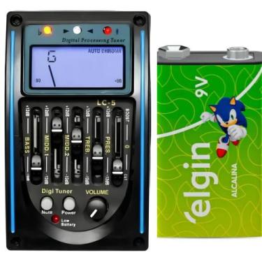 Imagem de Captador de Violão LC-5 com Equalizador Digital, Afinador Embutido, de