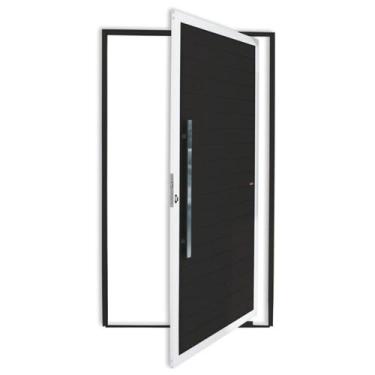 Imagem de Porta Pivotante Lambril com Puxador Super 210cm x 100cm Brimak Abertur