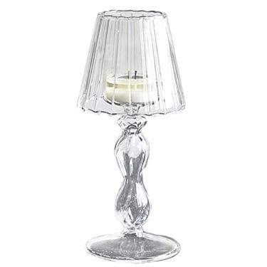 Imagem de GUIPAIHAI Suporte de velas retrô em forma de candelabro para decoração de casa