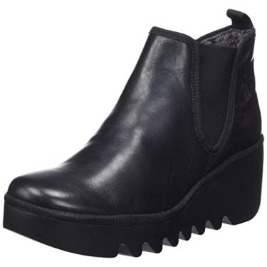 Imagem de Fly London Bota Chelsea feminina, Arkensas preto, 8